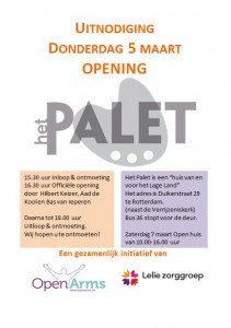 2015 uitnodiging het palet